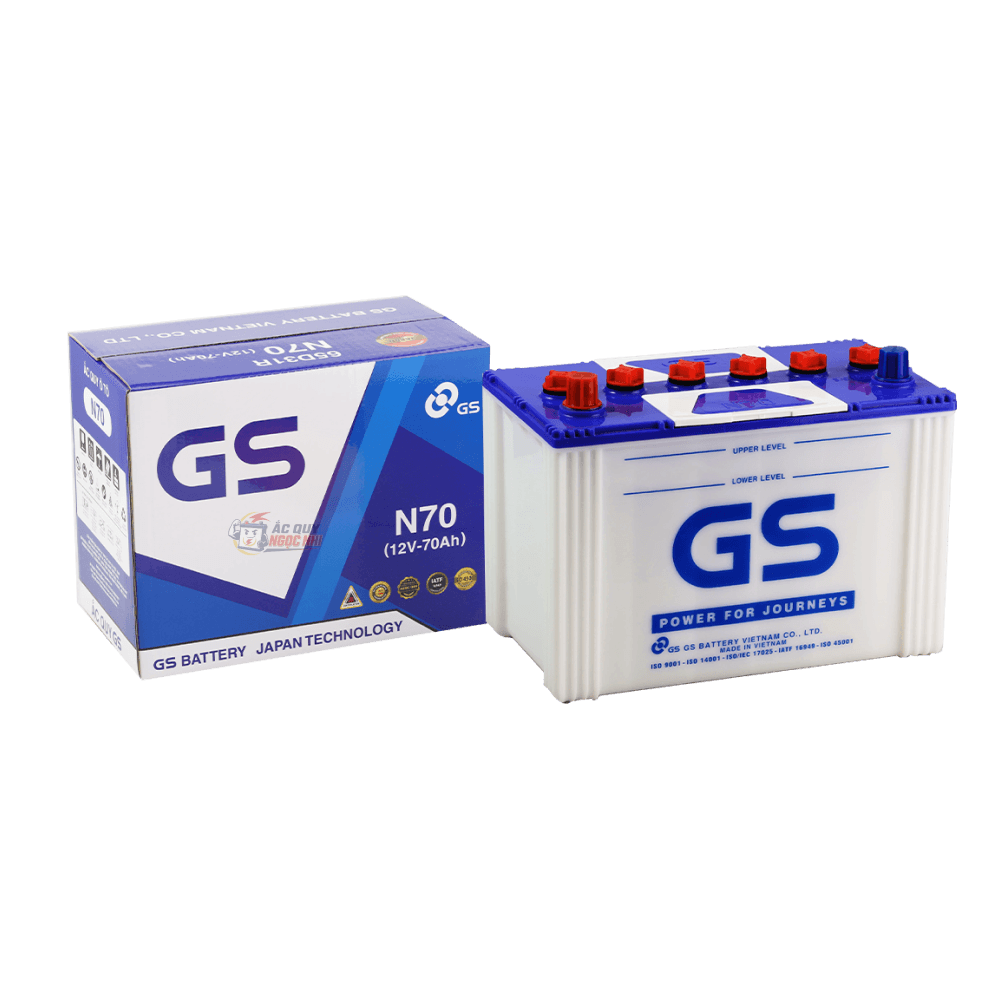 Bình ắc quy GS 70Ah ảnh 3