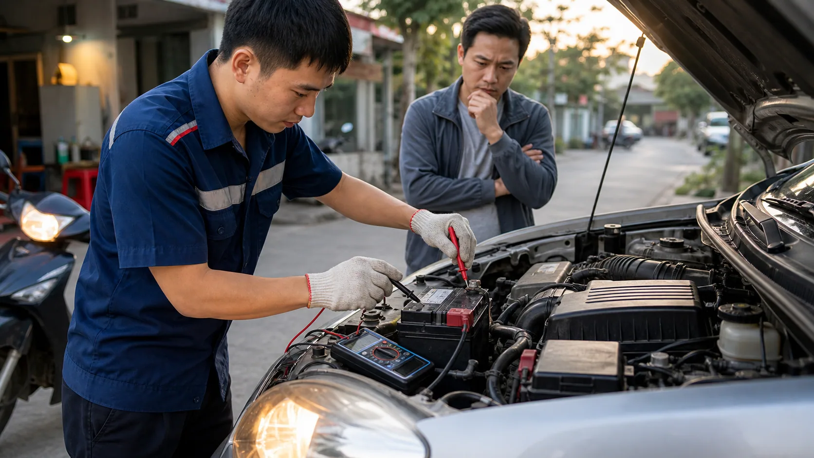 Ảnh bài viết Xe không đề được: kiểm tra gì trước khi gọi thay ắc quy?