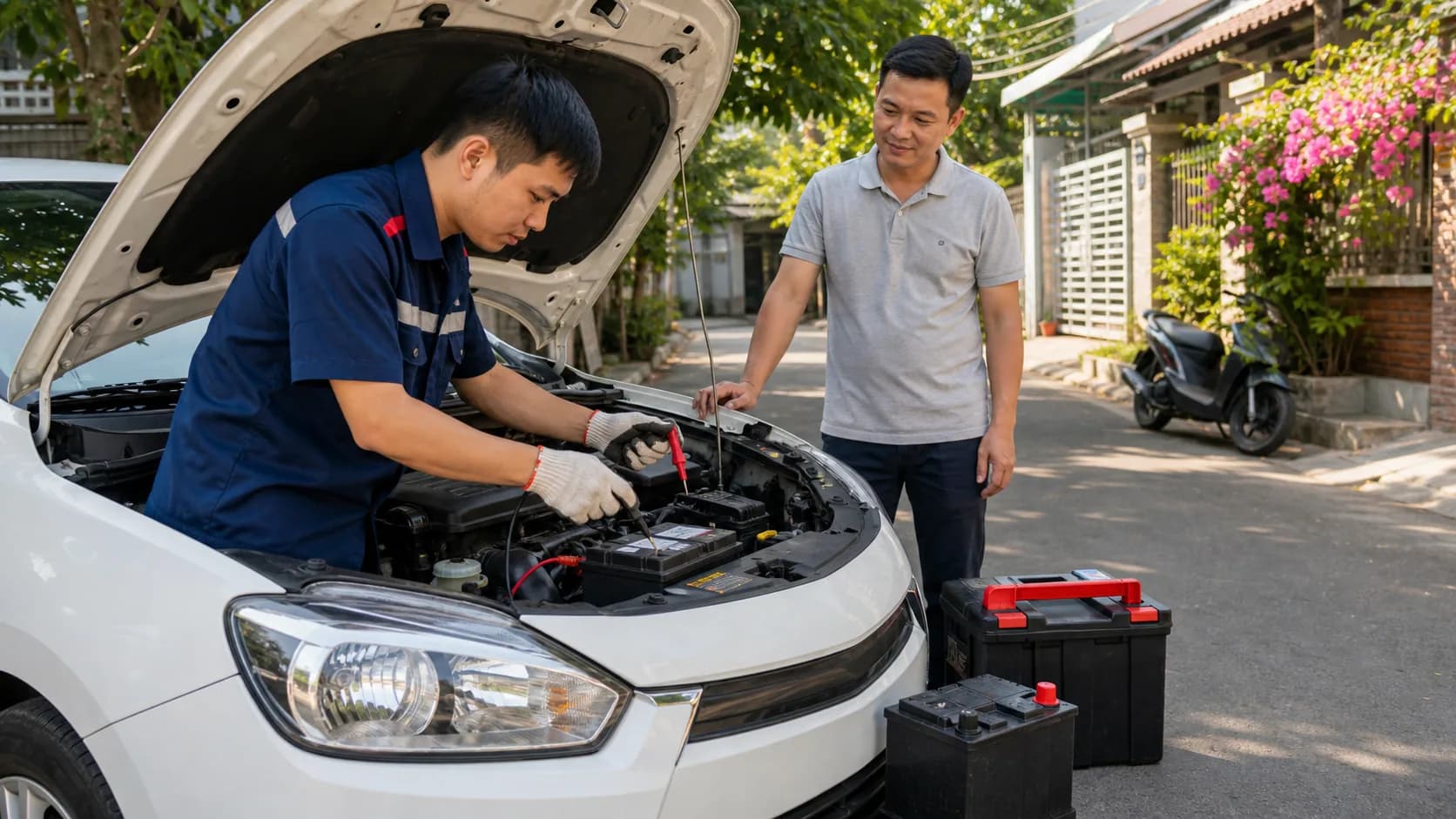 Ảnh bài viết Thay ắc quy tận nơi Tây Sơn, Gia Lai và Bình Định cũ