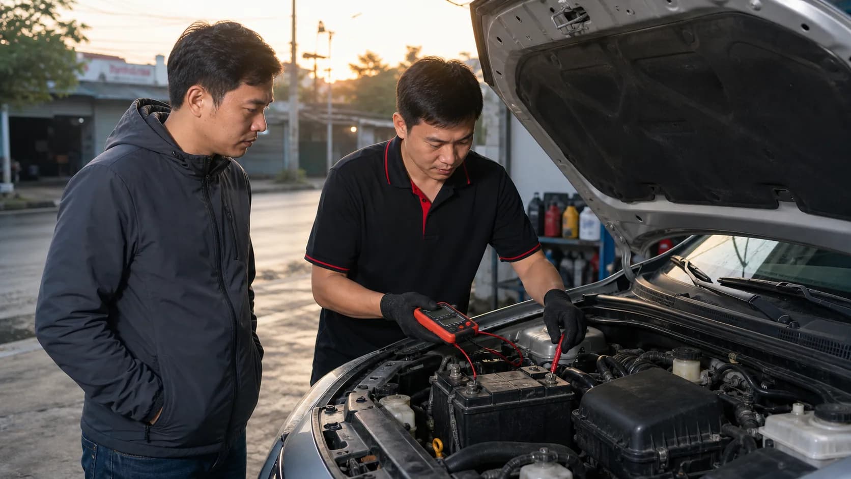 Ảnh bài viết Xe đề yếu buổi sáng là do bình yếu hay hệ thống sạc?