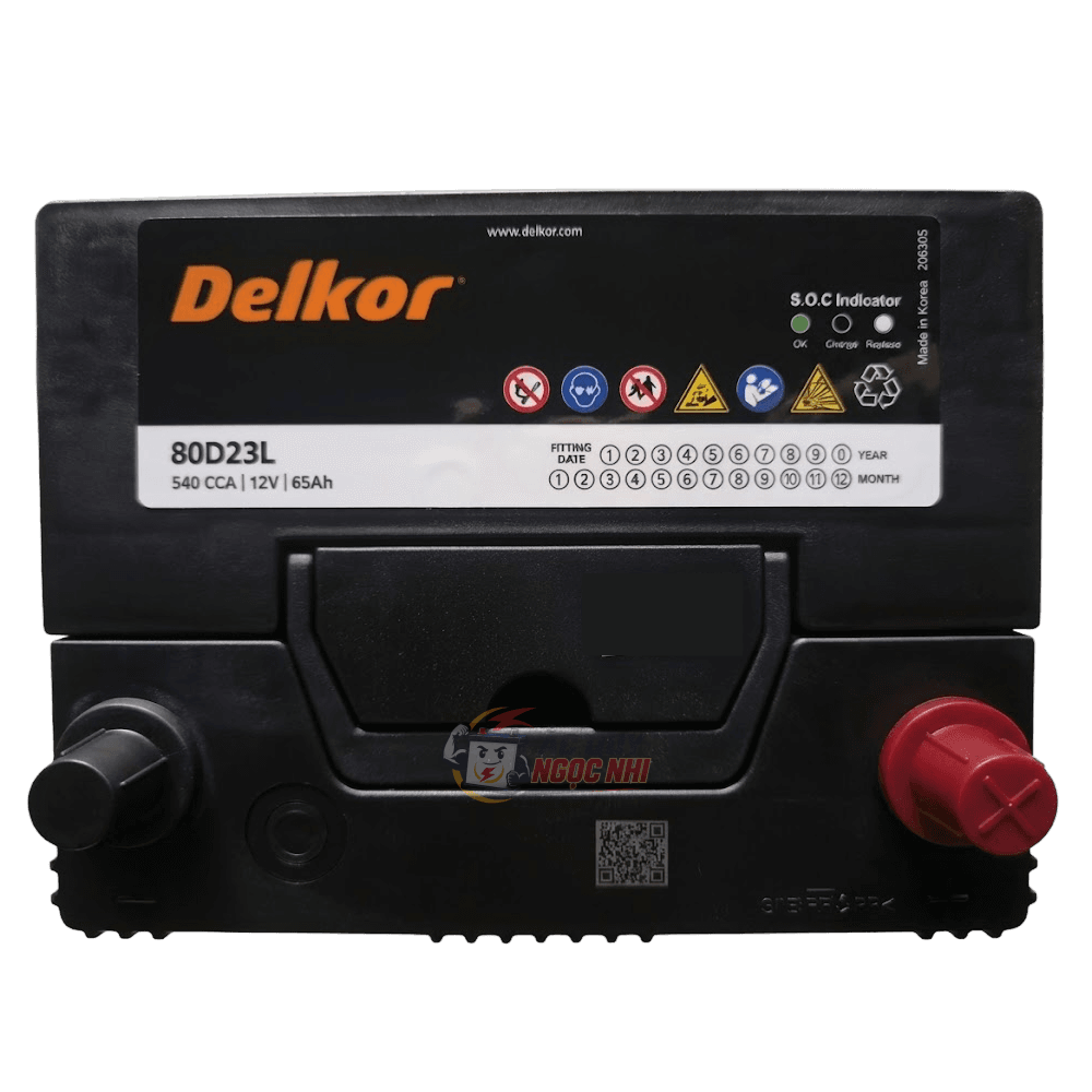 Ảnh Delkor 80D23L 65Ah